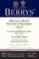 1997 Berrys' Own Selection Clynelish, Single Malt Whisky, 46.0% 1997 Berrys' Own Selection Clynelish, Single Malt Whisky, 46.0%