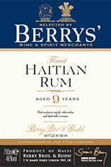 Berrys' Own Selection Haiti Rum, 9-year-old, 46.0% Berrys' Own Selection Haiti Rum, 9-year-old, 46.0%