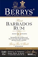 Berrys' Own Selection Barbados Rum, 10-year-old, 46.0% Berrys' Own Selection Barbados Rum, 10-year-old, 46.0%