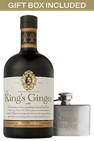 The King's Ginger & Mini Hip Flask, Gift Box The King's Ginger & Mini Hip Flask, Gift Box