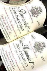 2000 Vosne-Romanée, Cros-Parantoux, 1er Emmanuel Rouget 2000 Vosne-Romanée, Cros-Parantoux, 1er Emmanuel Rouget