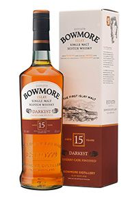 Bowmore, Darkest, 15-year-Old, Islay, Single Malt Whisky (43%) Bowmore, Darkest, 15-year-Old, Islay, Single Malt Whisky (43%)