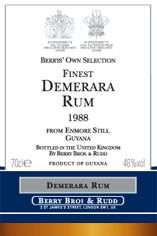 1988 Berrys' Own Selection Demerara Rum 46% 1988 Berrys' Own Selection Demerara Rum 46%